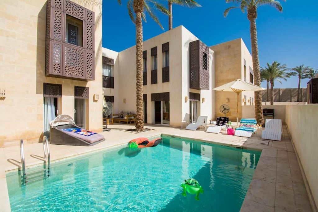 Nayah Stays, Amazing Villa With Private Pool & 5 Master Suites Hurghada Exterior foto